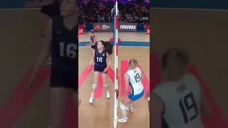 HIGHLIGHTS VNL ITA vs USA 🇮🇹 🆚🇺🇸 volleyball volley italy [upl. by Tonye]