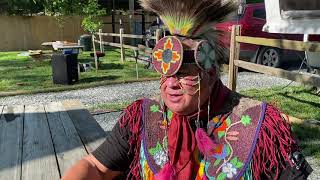 An Interview with a Cherokee Native Jonathon Dane Feather at Grumpy Bear Campground [upl. by Yelsha]