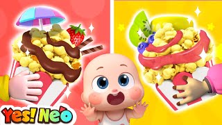 This Is Popcorn Song🍿  Learn Colors  Kindergarten Songs  Nursery Rhymes amp Kids Songs  Yes Neo [upl. by Luckin]