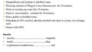 Mucicarmine Stain Uses and Technique DMLT 2 [upl. by Nehtanhoj]