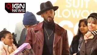 Suicide Squad Will Smiths Deadshot Look Revealed  IGN News [upl. by Gent]