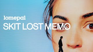 Lomepal  Skit lost memo lyrics video [upl. by Itak823]