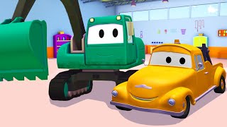 De Graafmachine  Tom de takelwagen in Autostad 🚗 Cartoons voor kinderen [upl. by Niraa423]