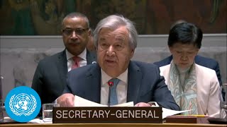 Nuclear Disarmament Is the First Step for Peace Says UN Chief  Security Council  United Nations [upl. by Dnaltruoc]