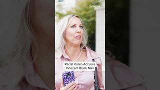 Racist Karen Accuses Innocent Black Man shorts [upl. by Rabjohn]