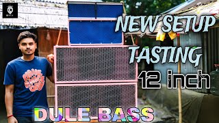 Dj setup tasting or review  dule 12 inch bass modal [upl. by Nairde]