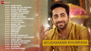 24 Hit songs Of Ayushmann Khurrana  Nazm Nazm Naina Da Kya Kasoor Dil Ka Telephone [upl. by Aloisius]