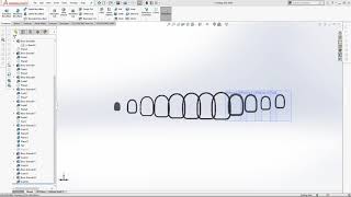 13 tracing the design development on SolidWorks [upl. by Sperry]