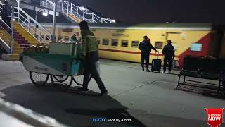 Meerut City Railway station Shatabdi Express AYV [upl. by Niessuh]