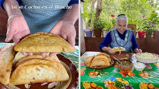 EL SECRETO DE LA MASA PERFECTA PARA QUESADILLAS FRITAS Así se Cocina en el Rancho [upl. by Ahsiken]