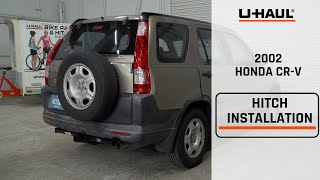 2002 Honda CRV Trailer Hitch Installation [upl. by Aedrahs]