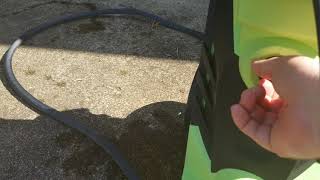 Homdox high pressure washer brand new doesnt work when water is on [upl. by Woo]