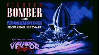 Fighter Bomber Amiga 50Hz  Intro  Attract Mode [upl. by Ijar]