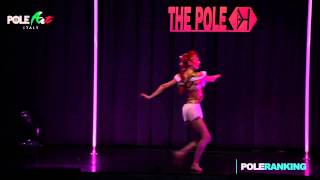 Polina Volchek Pole Art Italy 2015 Elite Women [upl. by Giverin241]