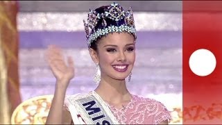 Miss Monde est philippine Miss France première dauphine [upl. by Ongineb440]