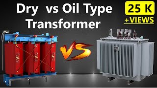 Dry type transformer vs Oil type transformer  Key differences [upl. by Yelsek]