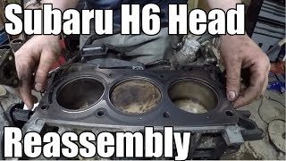 Subaru H6 Head Reassembly with Torque Specs [upl. by Anaud559]