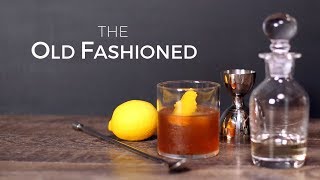 Classic Cocktails  How to Make an Old Fashioned Cocktail [upl. by Annoynek179]