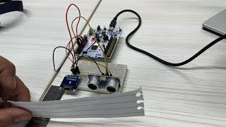 Demo HCSR04 Ultrasonic Sensor with STM32 Nucleo using STM32CubeIDE [upl. by Ayekat]