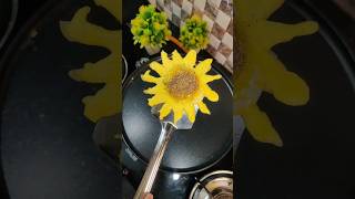 Sunflower egg yolk pan cake 🌻🌻🌻 [upl. by Bouley220]