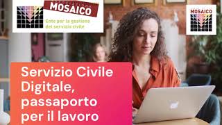 Servizio Civile Digitale passaporto per il lavoro [upl. by Nagorb]