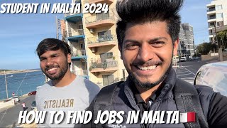 Job for students in malta🇲🇹Current stituation in malta 2024 [upl. by Eerihs]