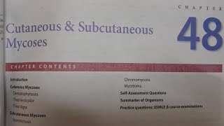 Cutaneous and Subcutaneous Mycoses  MICROBIOLOGY [upl. by Annamarie462]