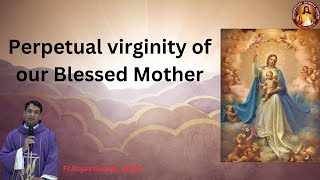 Nativity Novena  Perpetual virginity of our Blessed Mother  Fr Rojan George VRCM [upl. by Seiden]