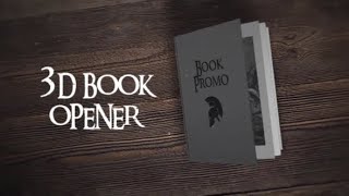 3D Book Opener ★ After Effects Template ★ AE Templates [upl. by Drislane]