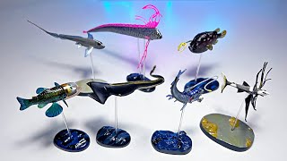 NEW 7 WEIRDEST FISH Silver Chimera Slender Oarfish Barreleye Pelican Eel Viperfish Spiderfish [upl. by Birck]