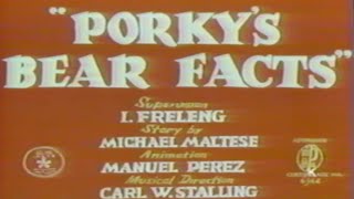 PORKYS BEAR FACTS 19411990 — KIDS KLASSICS THE THREE BEARS VHS Rip  Digitization Warner Bros [upl. by Nawj]