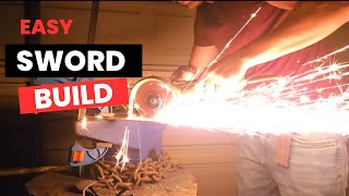 HOW TO MAKE A SWORD WITHOUT FORGING [upl. by Yannodrahc391]