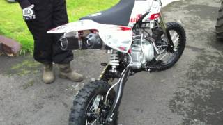 mini bike 160cc welsh pit bike demon x stomp [upl. by Raymund]