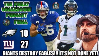 PATHETIC Eagles Show NO HEART VS Giants  Cowboys NFC East Champions  The Philly Shakedown Podcast [upl. by Nnaeed]