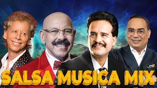 LAS 50 EXITOS DE GRUPO NICHE EDDIE SANTIAGO FRANKIE RUIZ GALY GALIANO  SALSA ROMANTICAS 2024 [upl. by Ludie]