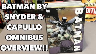 Batman by Scott Snyder amp Greg Capullo Omnibus Vol 1 Overview [upl. by Atiuqel]