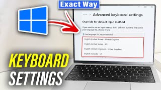 How to Change Keyboard Settings Windows 11  Quick amp Easy [upl. by Yaner]