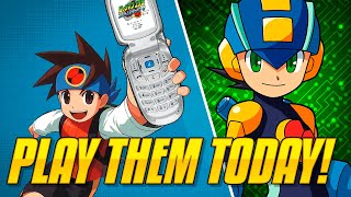 Theres Mega Man CELL PHONE games Play with a CONTROLLER [upl. by Oahc]