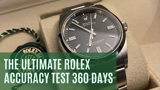 Rolex Oyster Perpetual Accuracy Caliber 3230 360 Days Reference126000 [upl. by Tana]