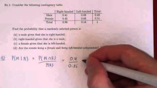 Conditional Probability  Example 1 [upl. by Heriberto]