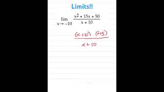 Limits AP Calculus maths mathematicsskills calculus science physics mathshack education [upl. by Acinomad]