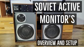 MINT Radiotehnika S70 setup demo from 1981 Soviet Union [upl. by Atived330]