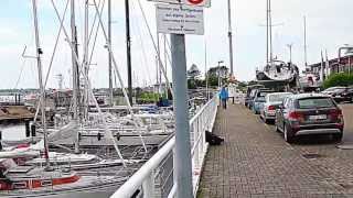 Blick über den wunderbaren Yachthafen in 23775 Grossenbrode am Kai 27 Schleswig Holstein [upl. by Aknaib]