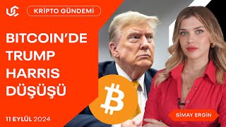 Bitcoinde TrumpHarris Düşüşü [upl. by Bilicki]