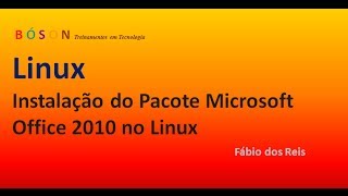 Instalação do Pacote Microsoft Office 2010 no Linux [upl. by Lokkin]