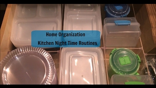 Home Organization  Kitchen  Night Time Work Stations [upl. by Acinnor]