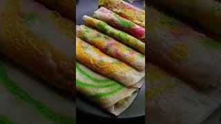 coocking utubeshorts রঙিন পাটিসাপটা।দেখতে সুন্দর খেতেও মজার👩‍🍳 [upl. by Amador]