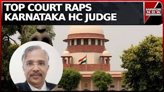 SC Rebukes Karnataka Judge for Objectionable Comments Against Woman Lawyer CJI Takes Note  News [upl. by Caves]