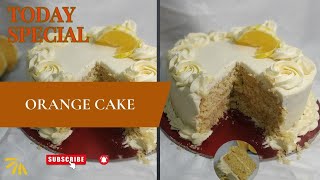 Orange 🍊 Cake  The Best Orange Cake Recipe You Have Ever MakeTasted [upl. by Ronny]