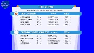 Melbourne Cricket AssociationWestDiv AT20Semi Finals  Truganina Strikers CC v SherEPunjab CC [upl. by Sherj]